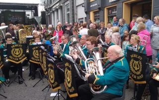 Photo of Murley playing at Dromore Fleadh in 2023