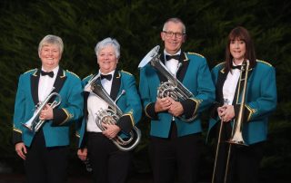 Band members on the night of the Centenary Book Launch.